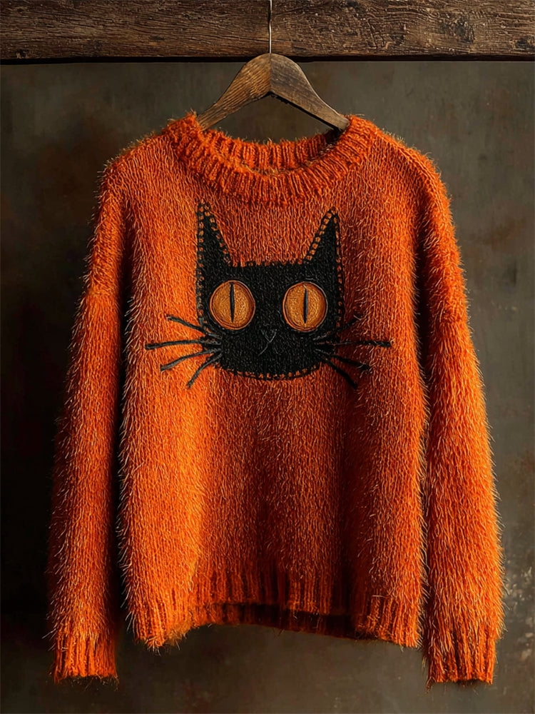 Classic Vintage Sweater with a Flattering Fit