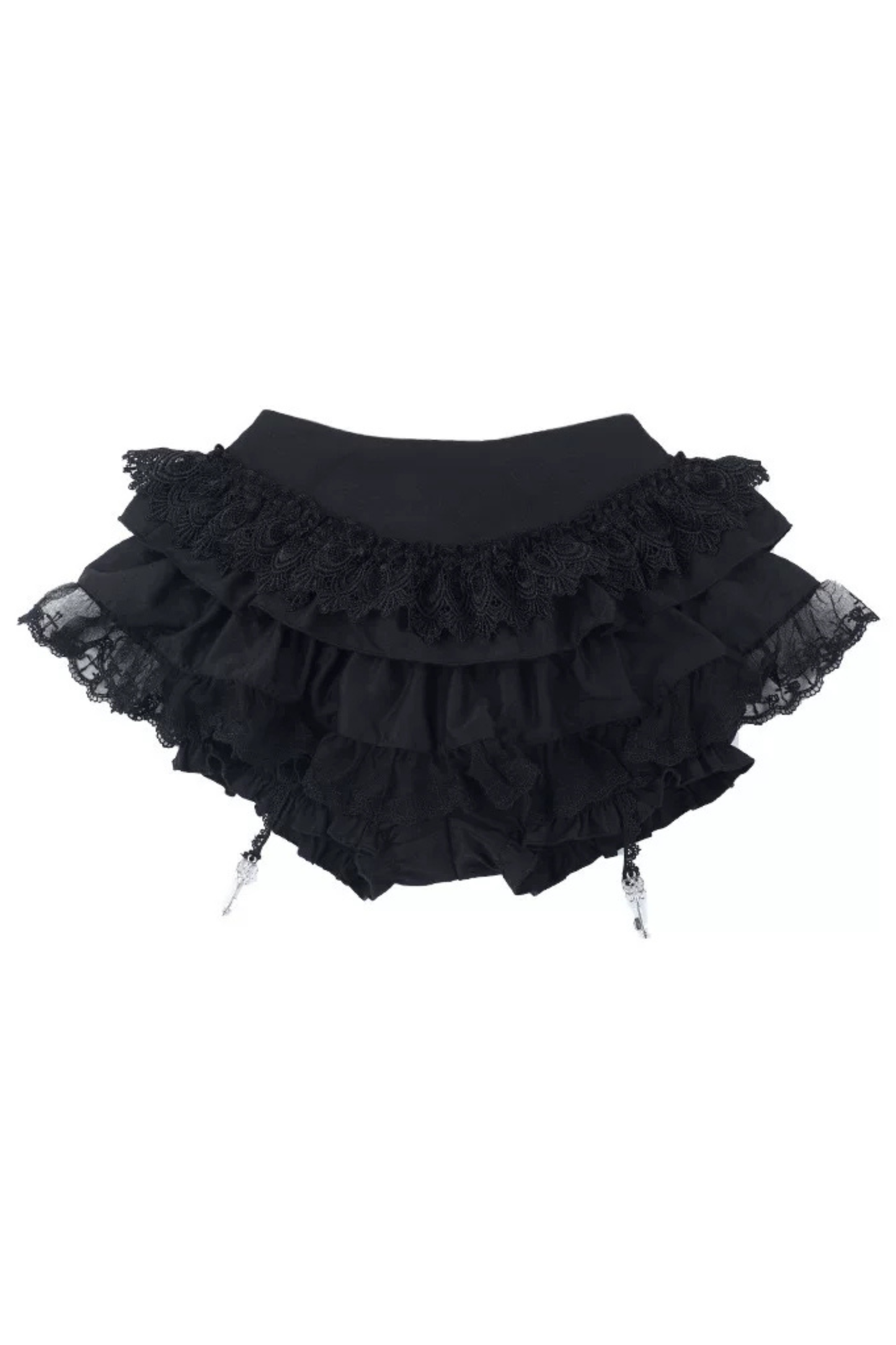 Gothic Lace Cross Top + Skirt