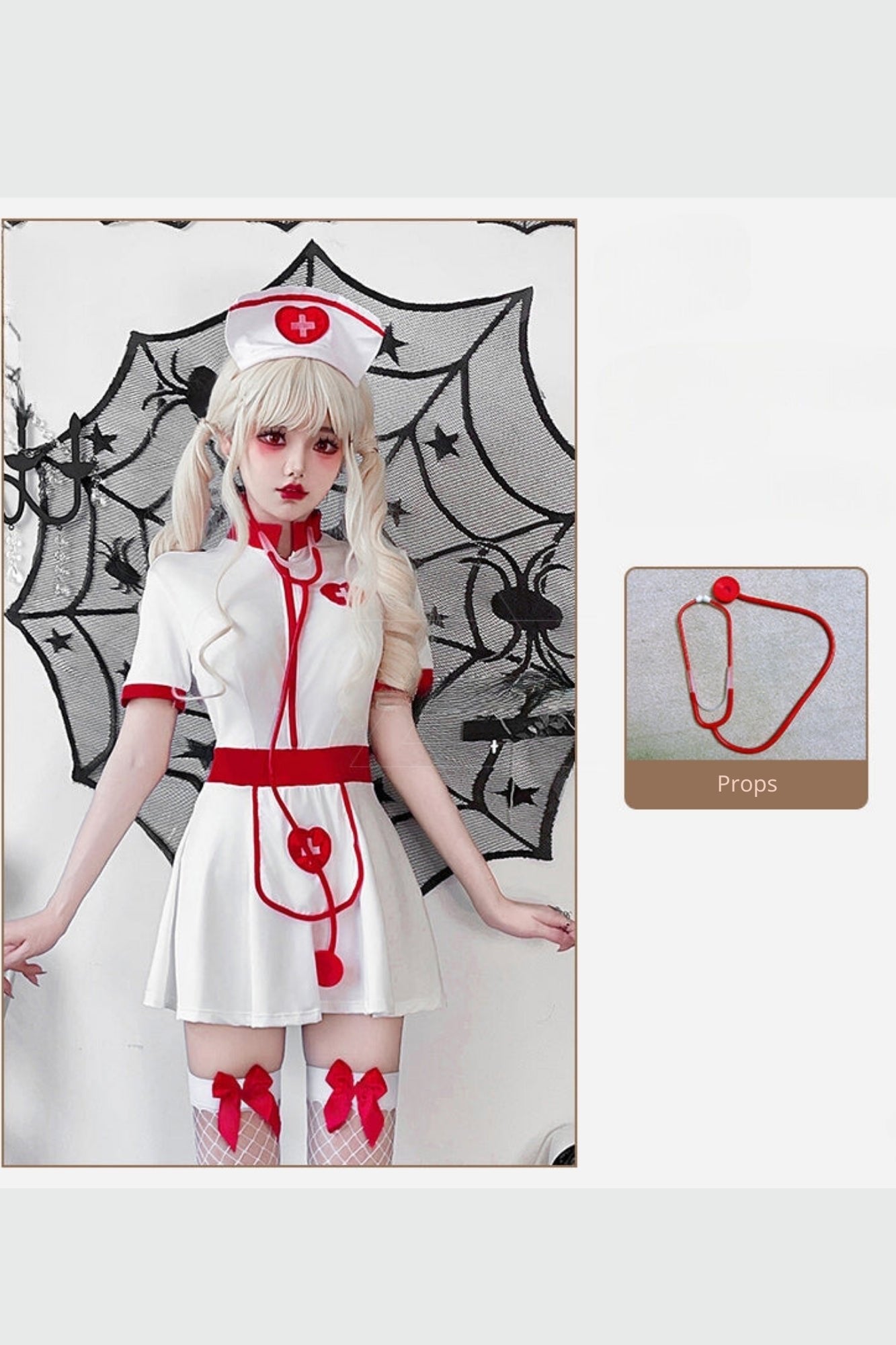 Female Atmosphere Nurse Cosplay Dress