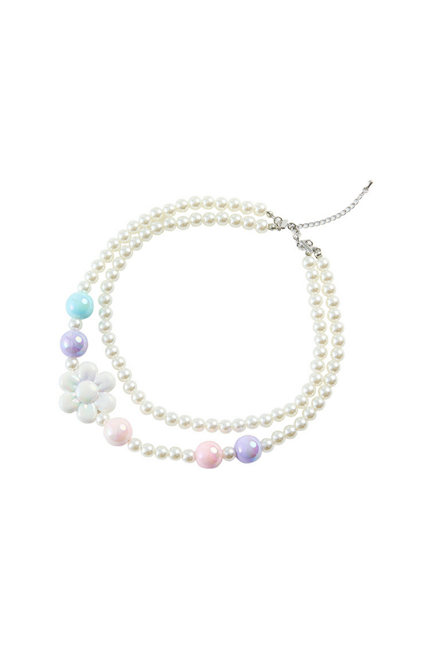 Candy Pop Balloon Lolita Jumperskirt + Pearl Necklace