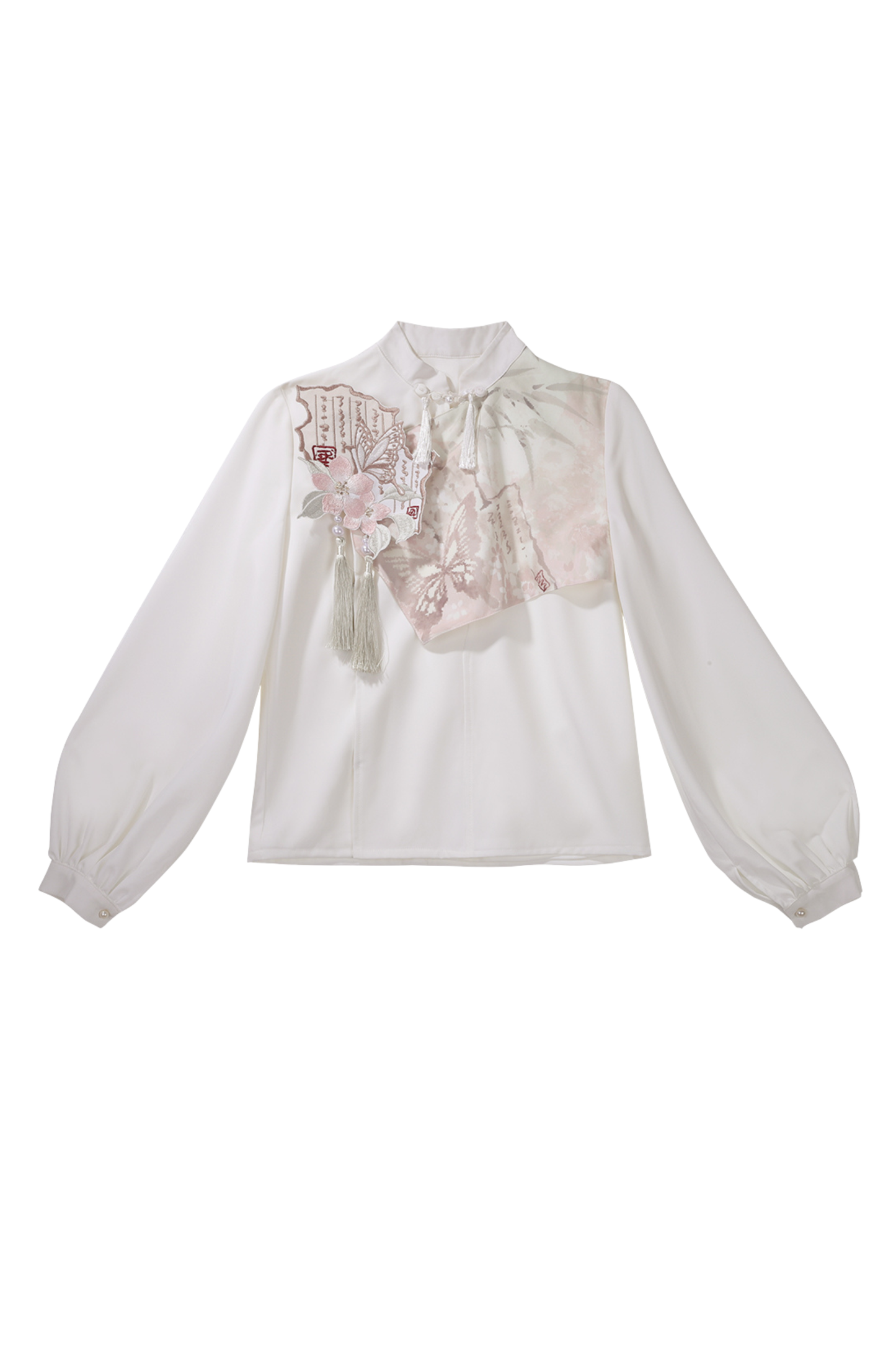 Retro China Top + Long Skirt