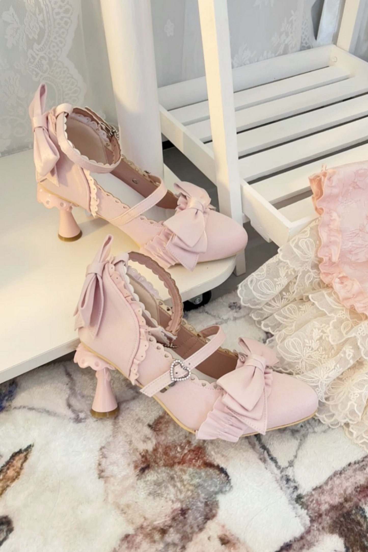 Clap Ribbon Lolita Shoes