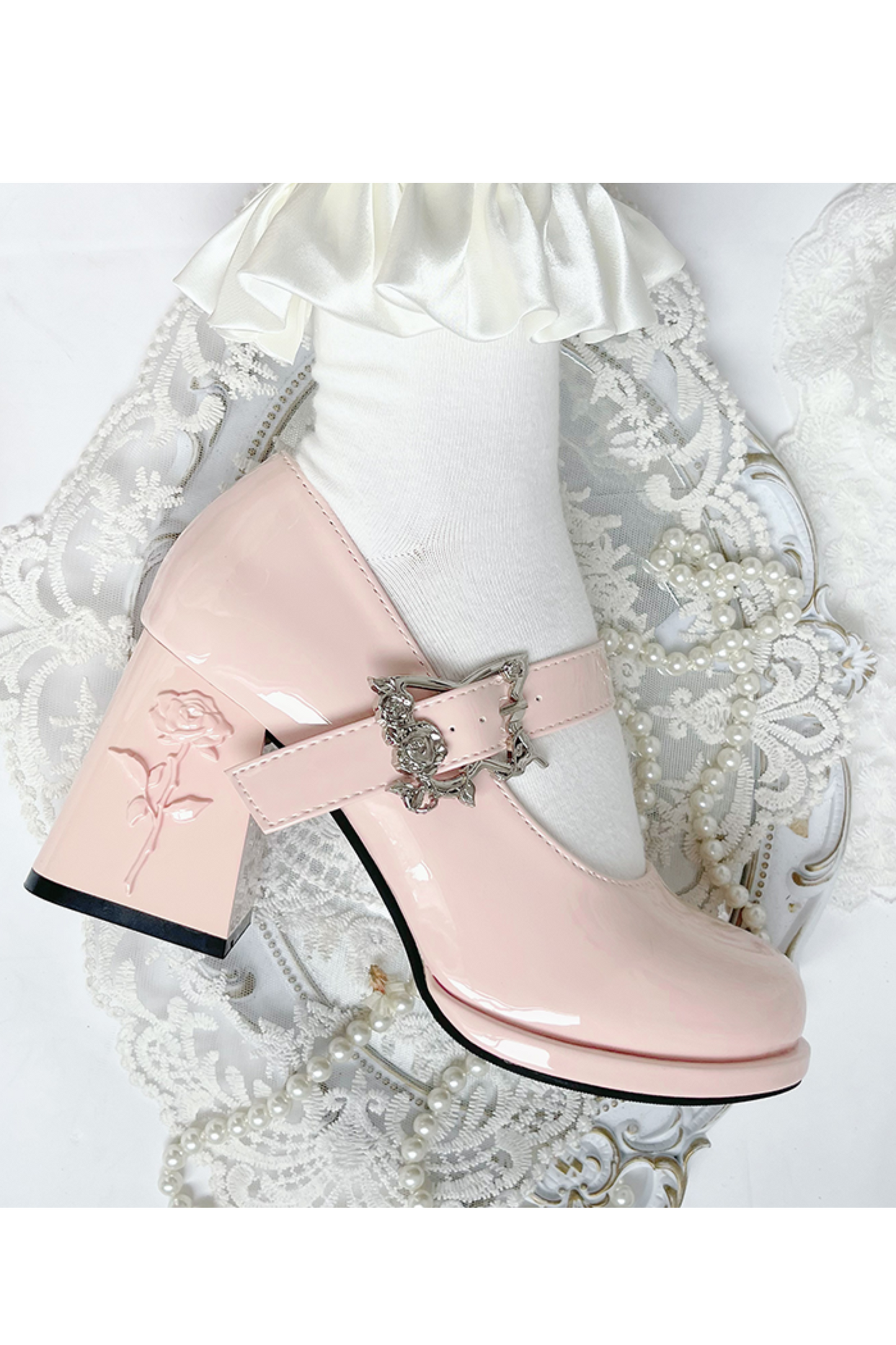 Floating Dreamland Platform Block Heel