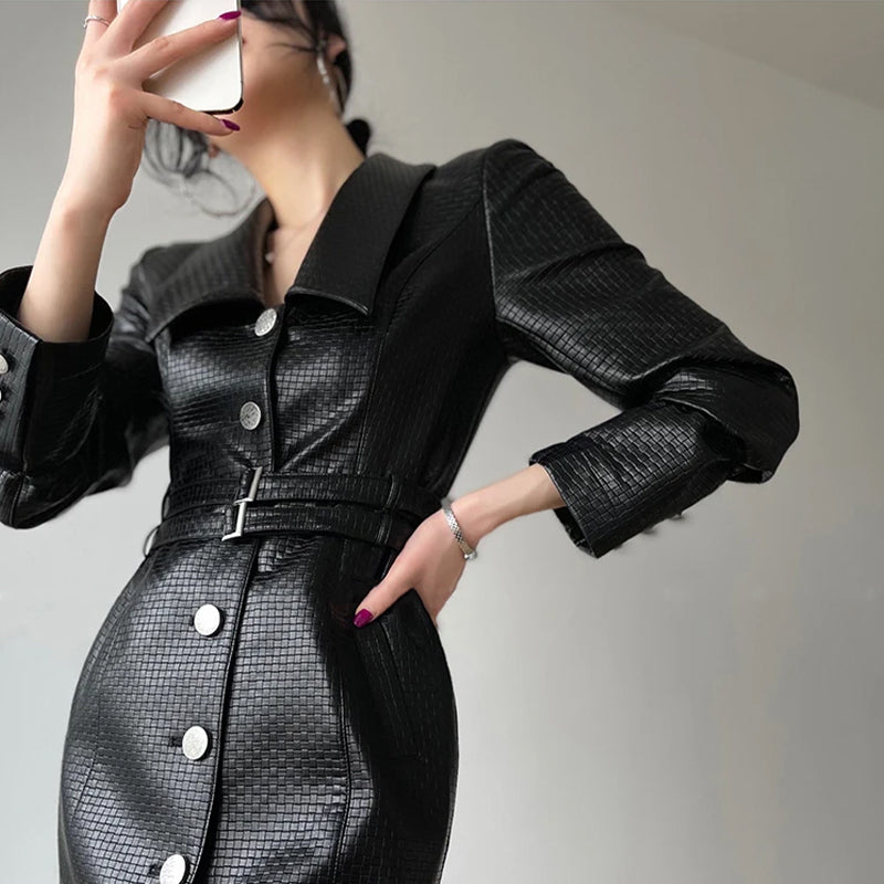 Leather Dress