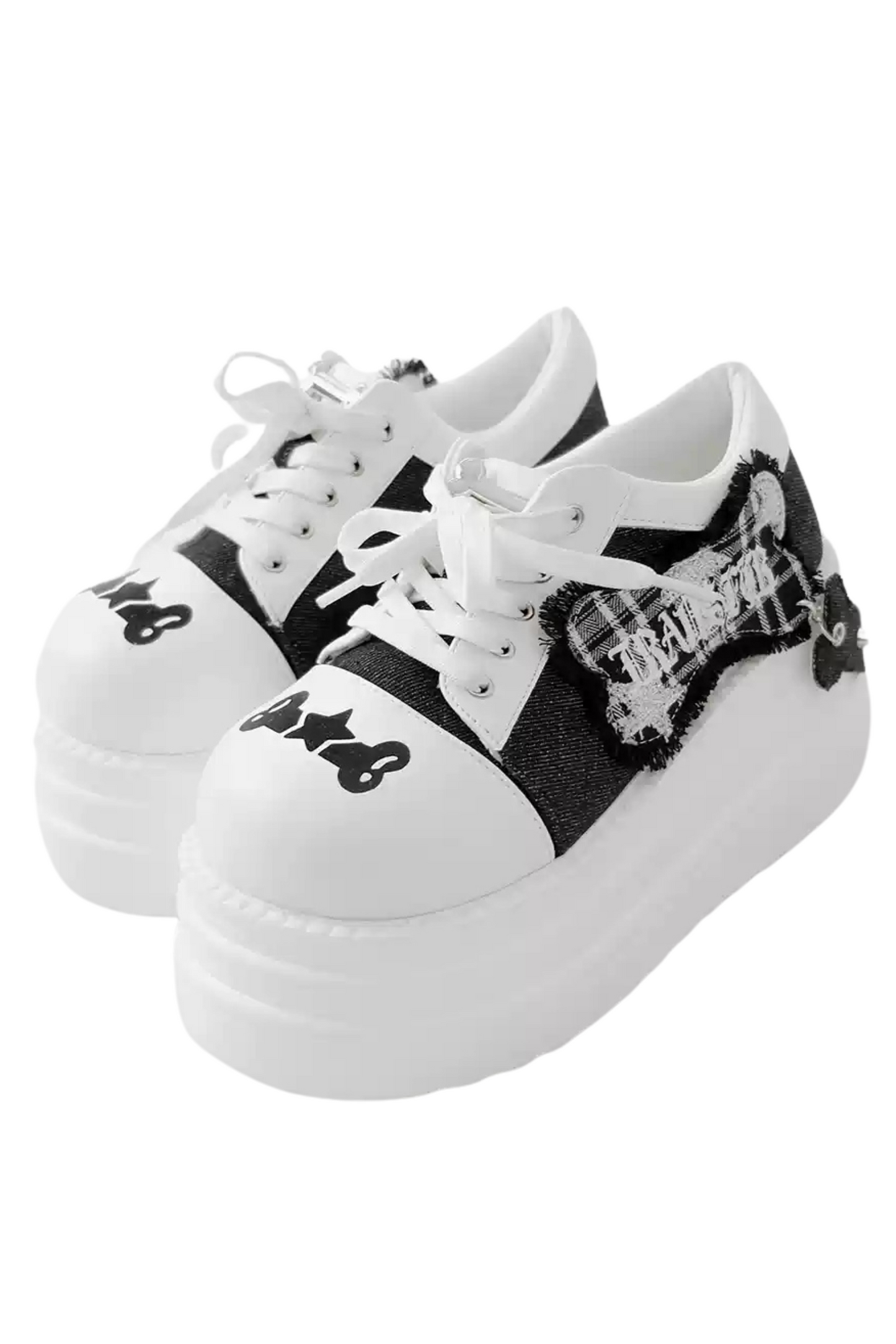Rock and Roll Subculture Platform Sneakers