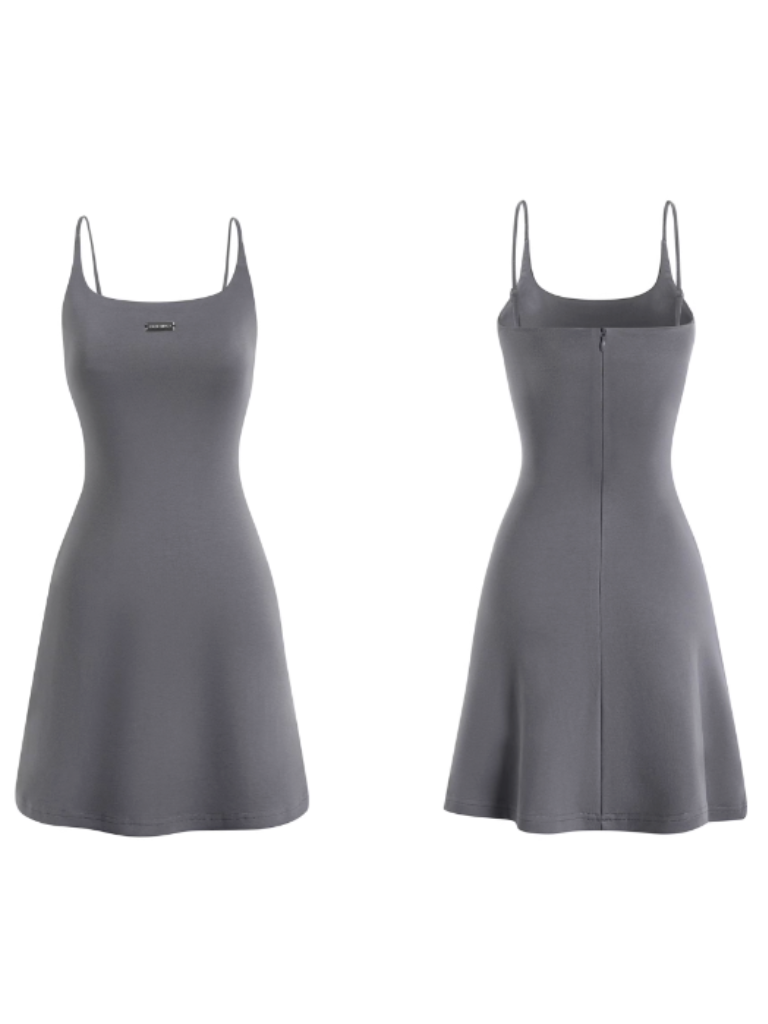Knit Sling A-line Dress