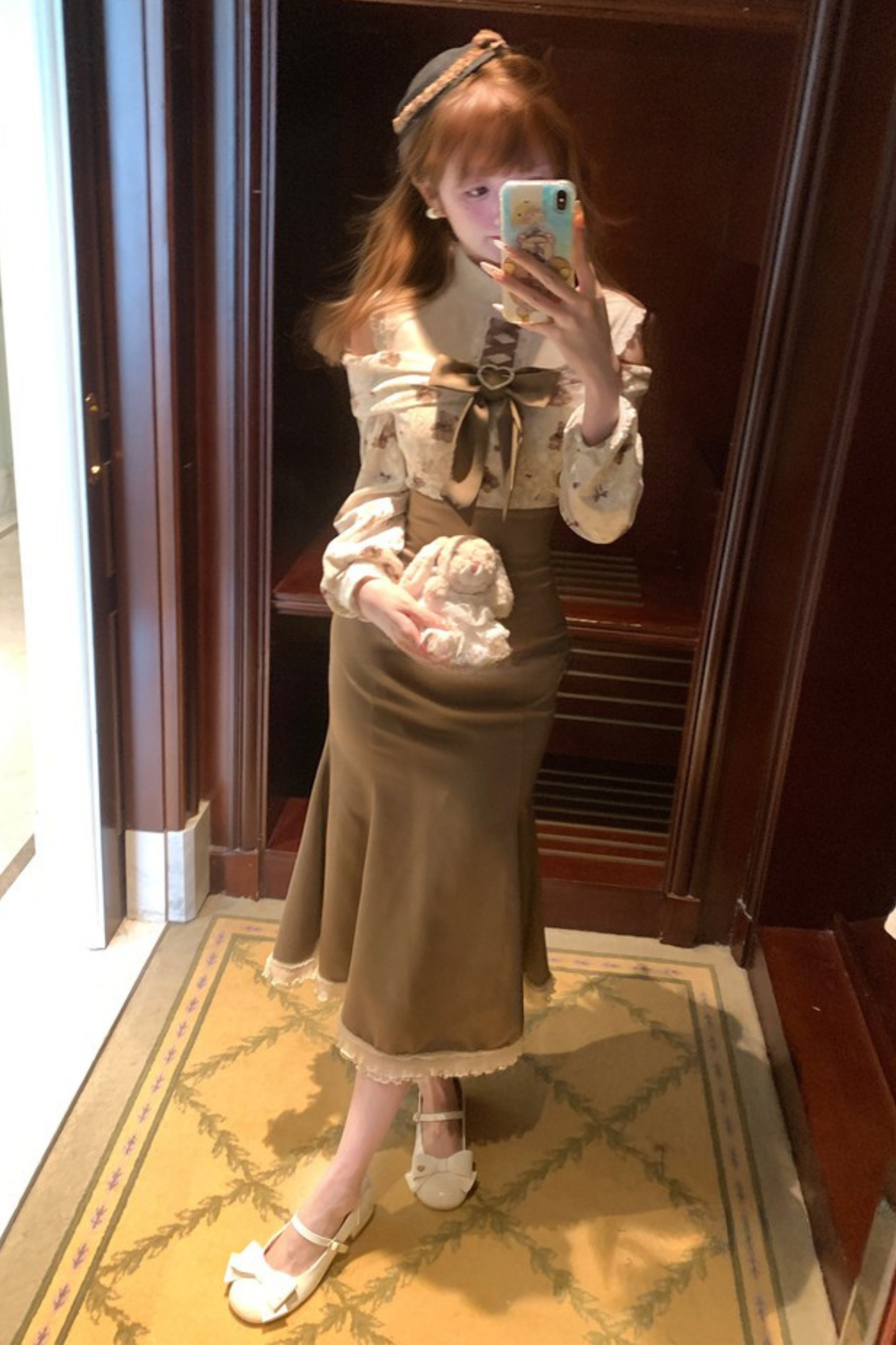 Bear Design French Dress