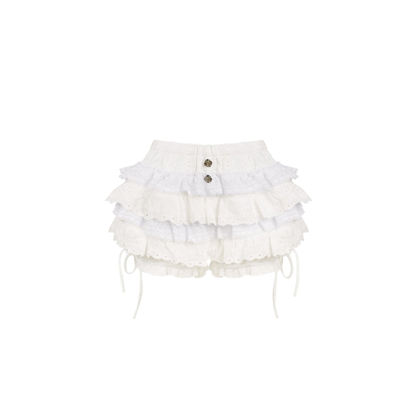 Mist Powder Knit Top + Knit Long Coat + Tiered Skirt
