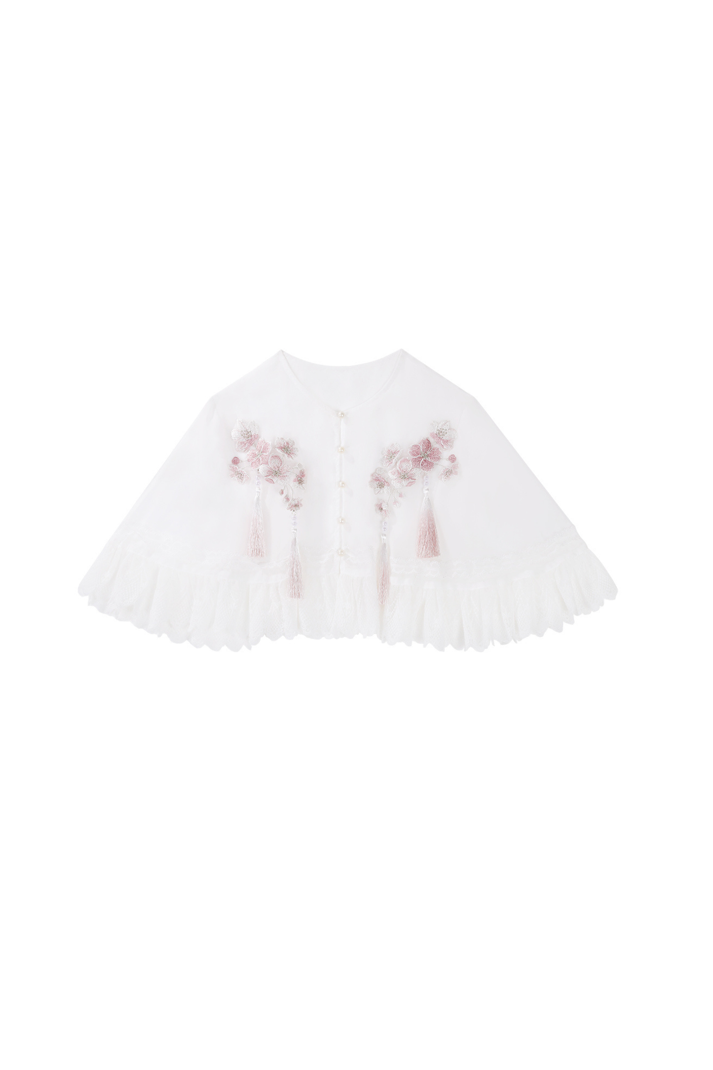 Sweet Flower Shawl + Blouse + Skirt