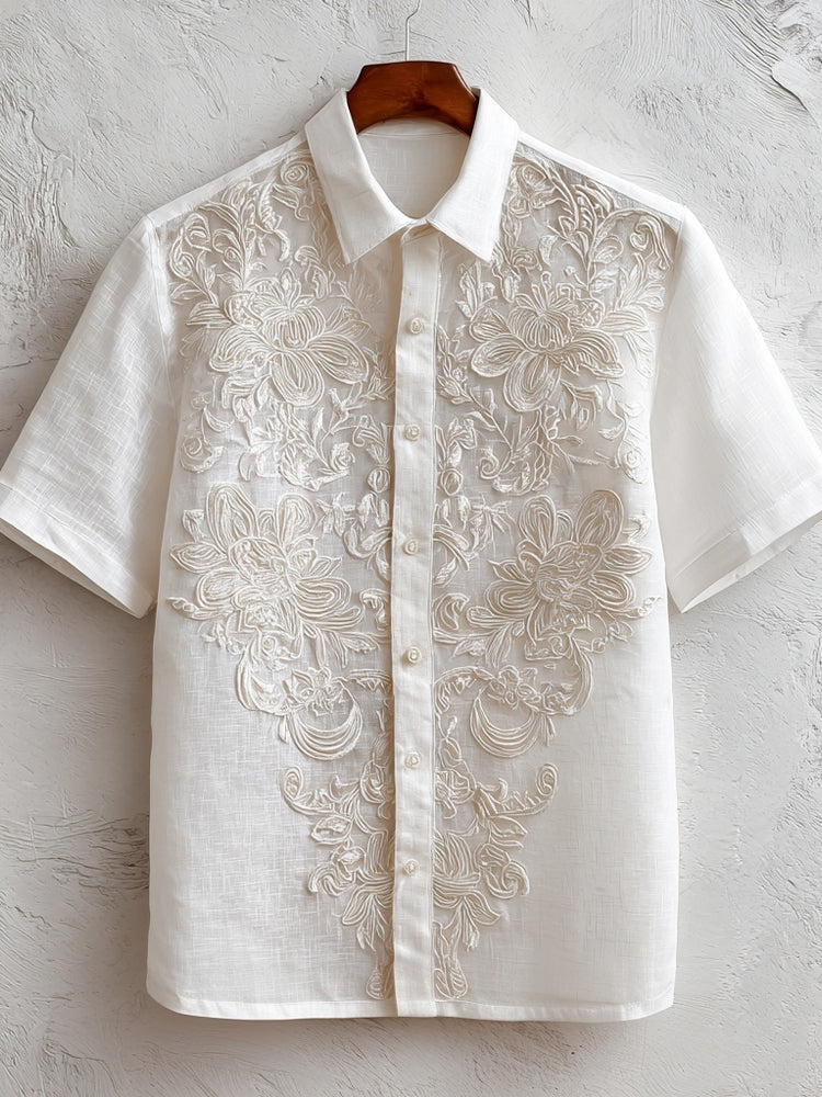 Subtly Elegant Shirt with a Refined Vintage Look