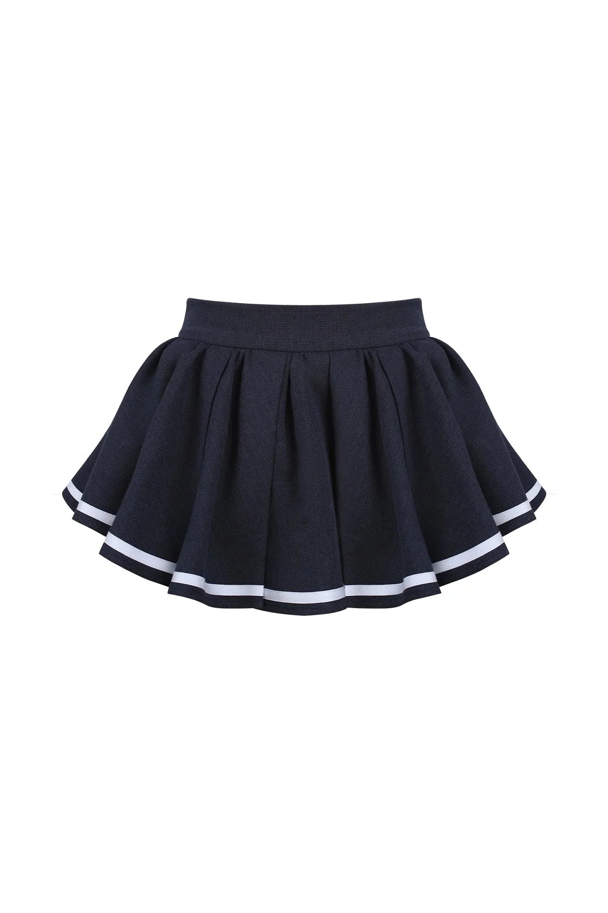 Doll School Ribbon Tie Shirt + Puff Skirt