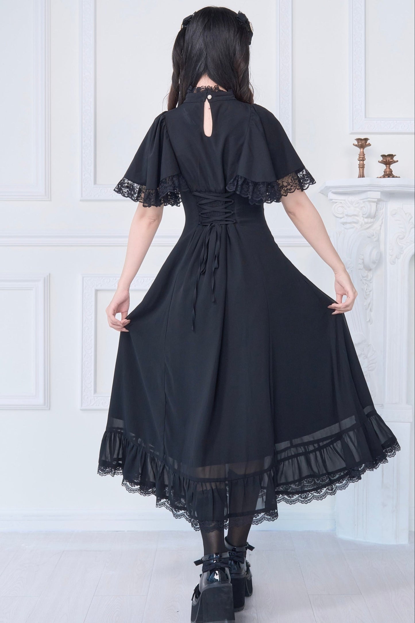 Night Glass Jirai Long Dress
