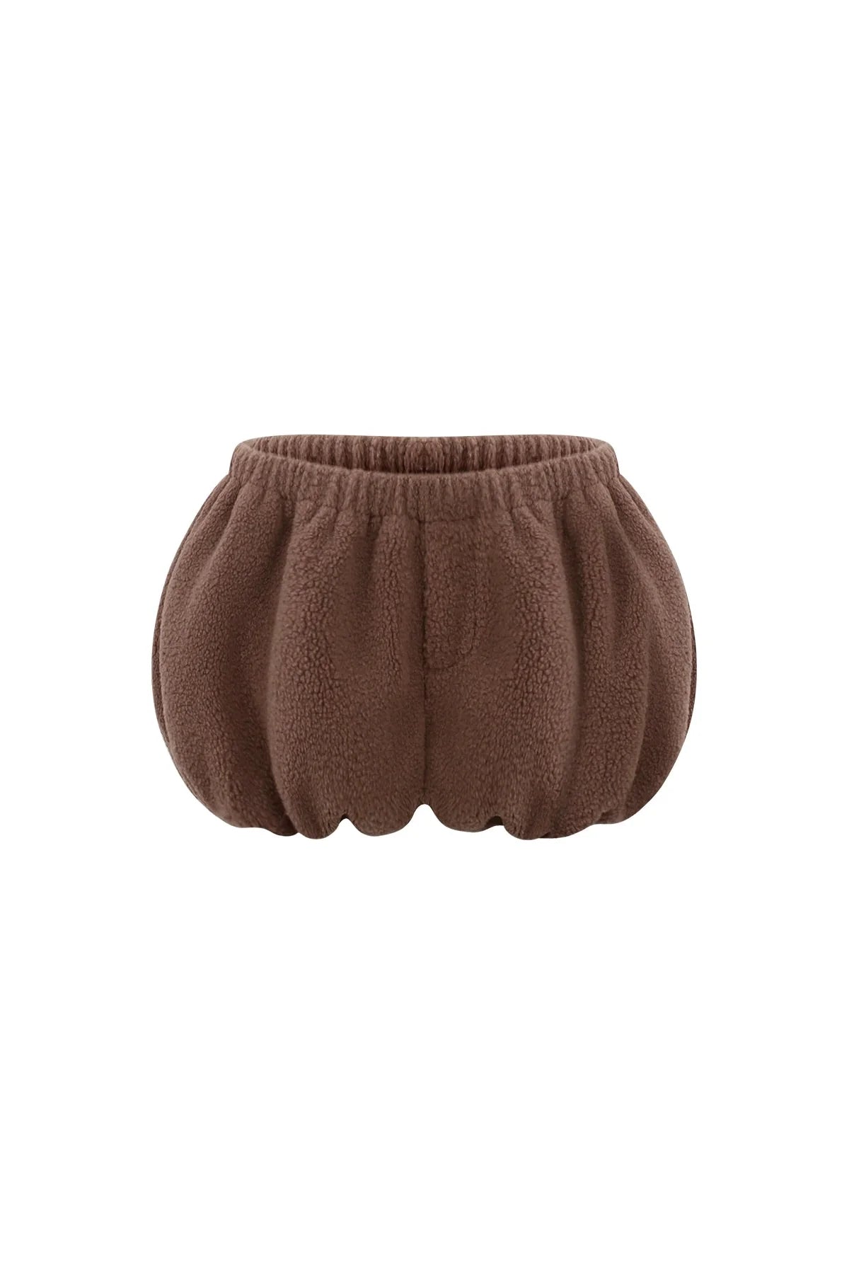 Bear Jacket + Moss Knit Suspender Top + Shorts