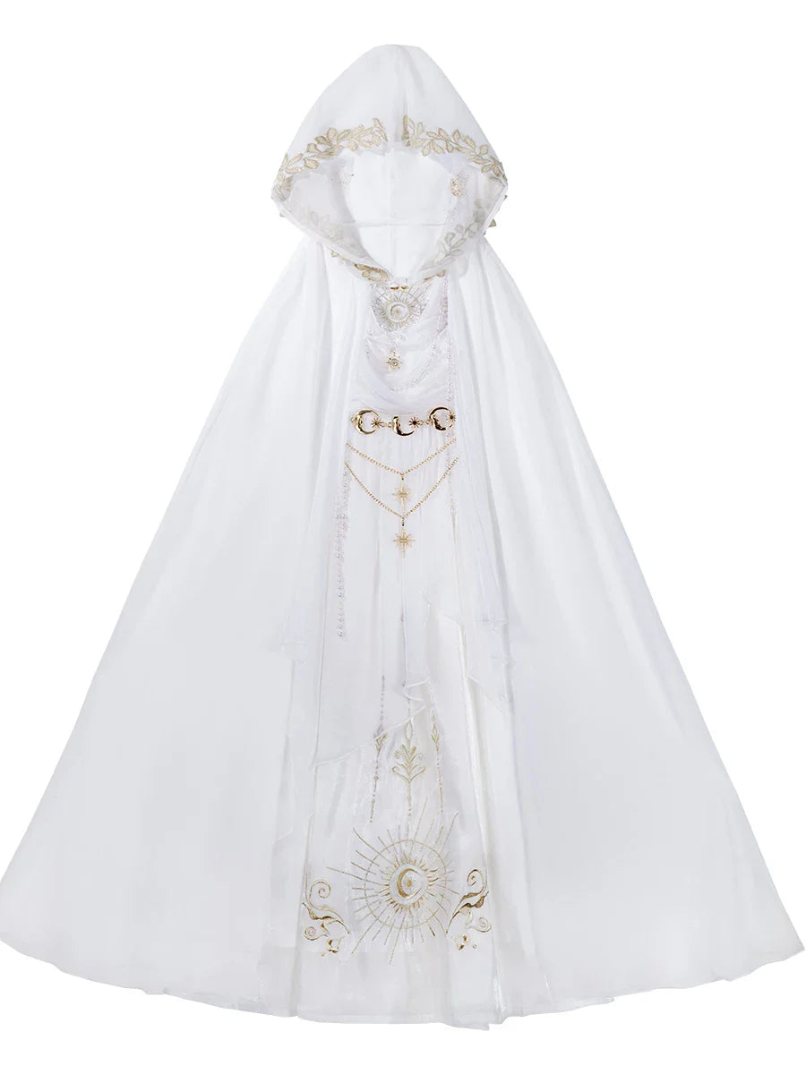 Fairy Classical Lolita Camisole Dress + Hooded Cape
