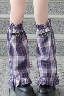 Dark Idol Plaid Lolita Dress + Leg Warmers