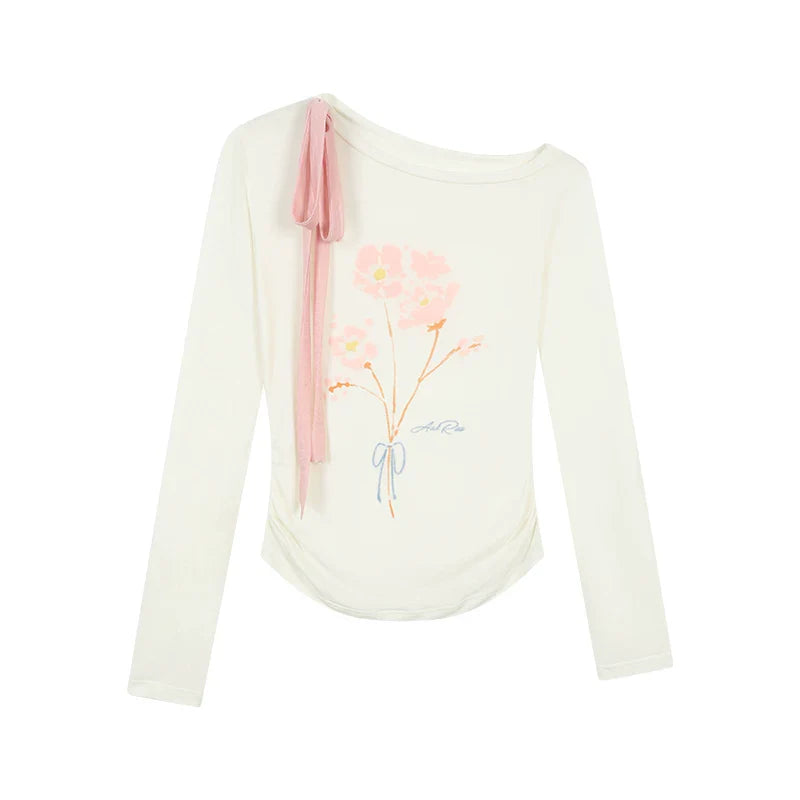 Gardenia Whispering Off-shoulder Blouse
