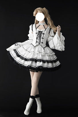 Gothic Witch Lolita Dress Set Full Set