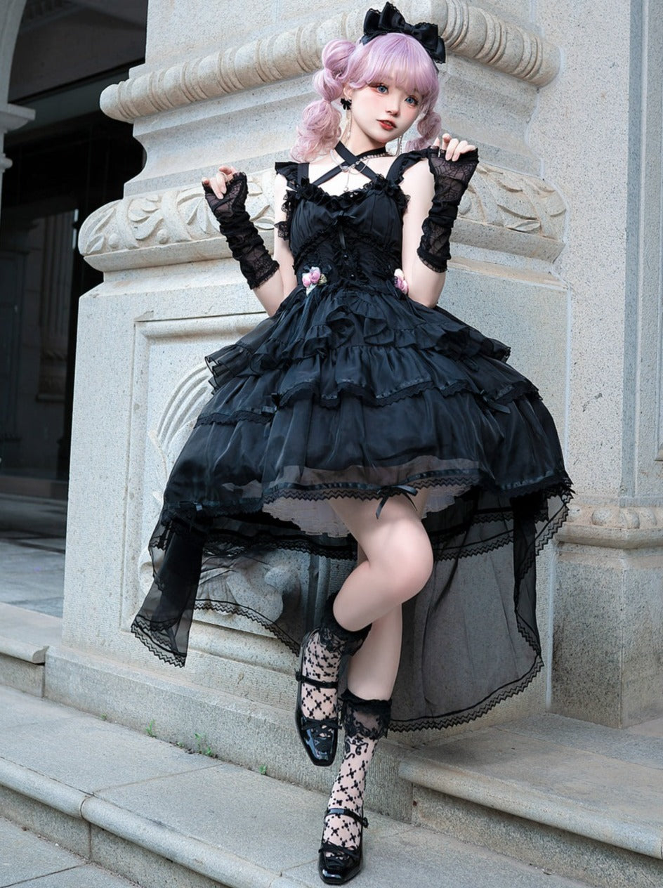Rose Ruffle Flare Lolita Dress