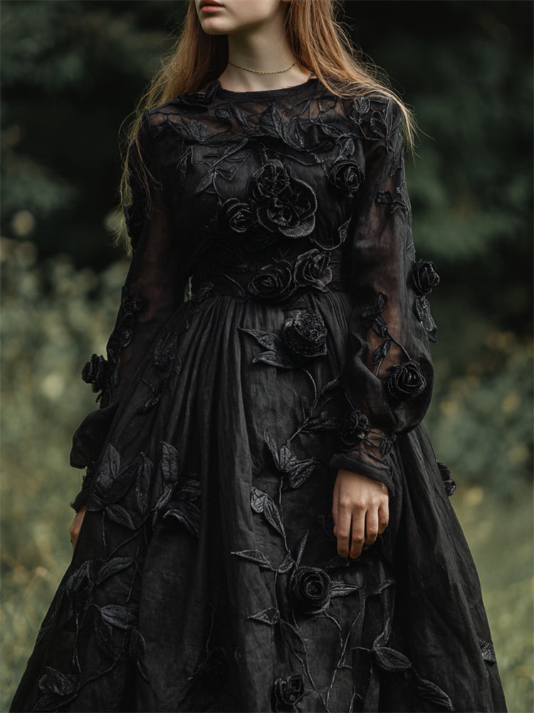 Subtly Elegant Dress with a Refined Vintage Look