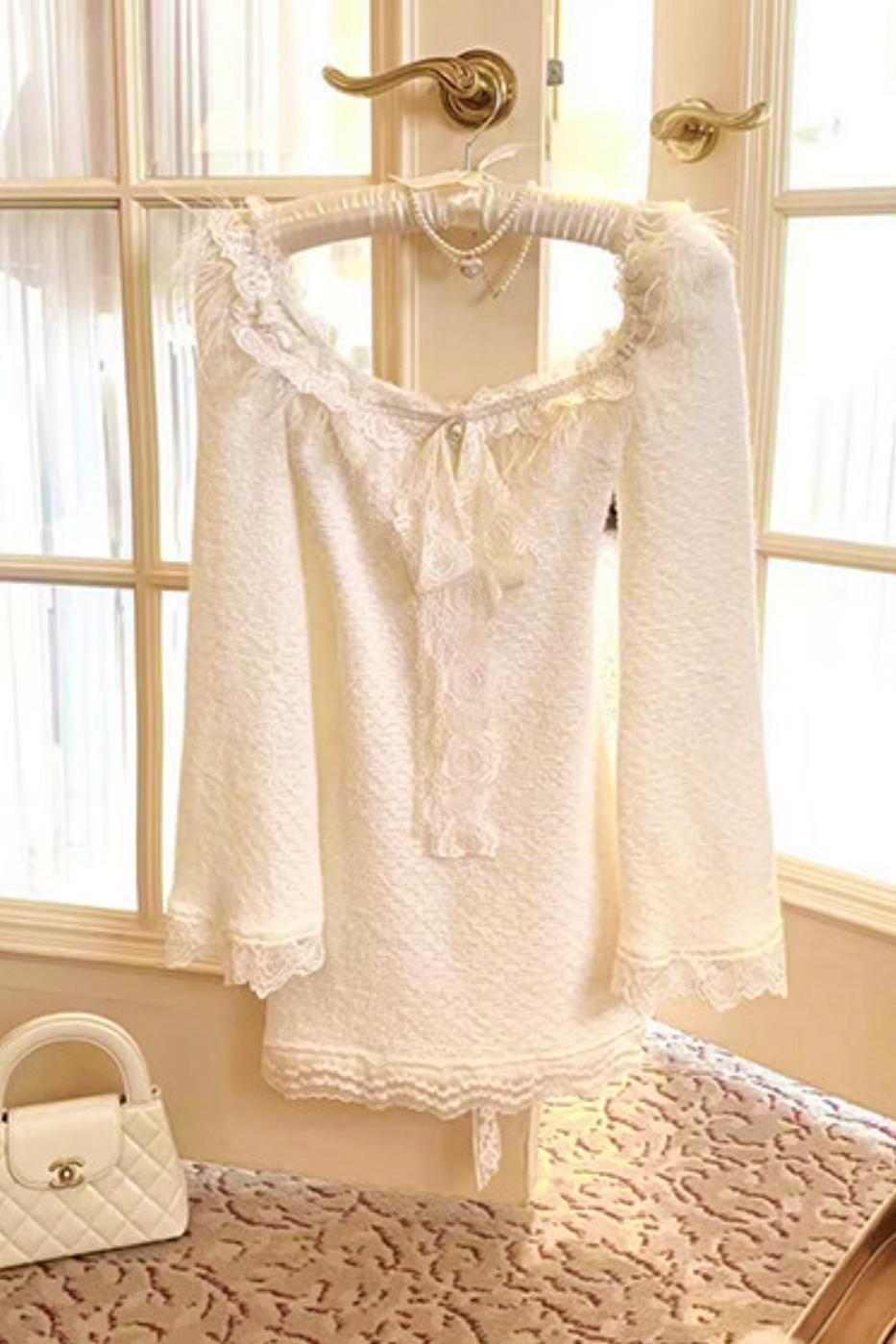 French Sweet Slim Lace Dress