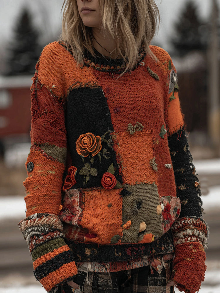 Subtly Elegant Sweater with a Refined Vintage Look