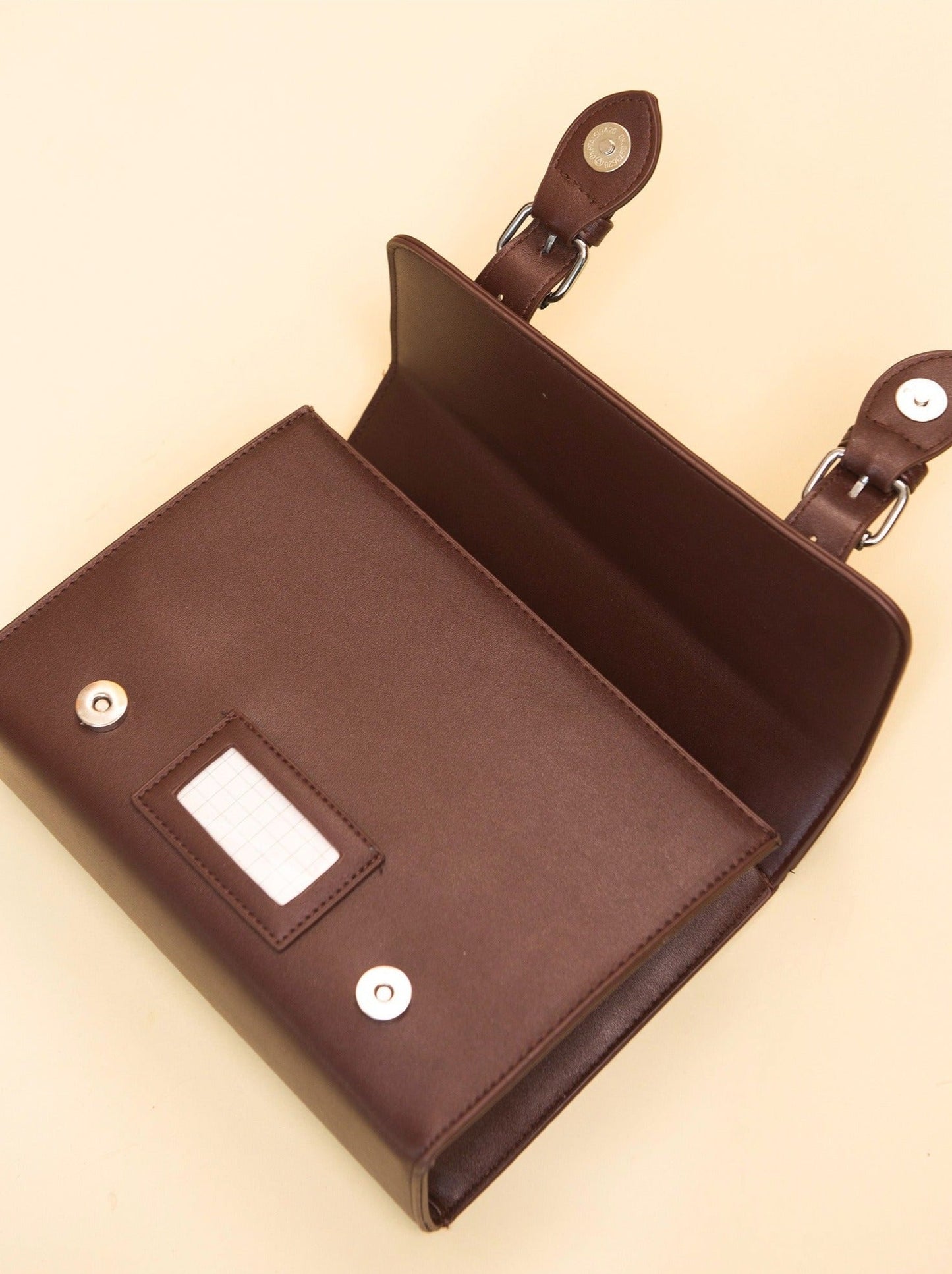 Twin Strap Square Satchel Bag