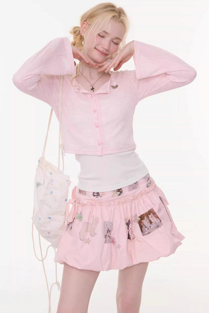 Sweet Slim Knit Cardigan