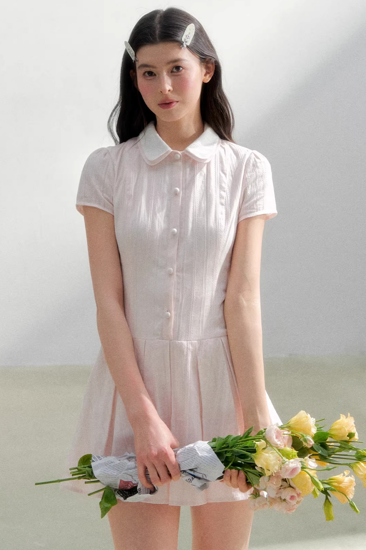 Retro College Shirt Dress