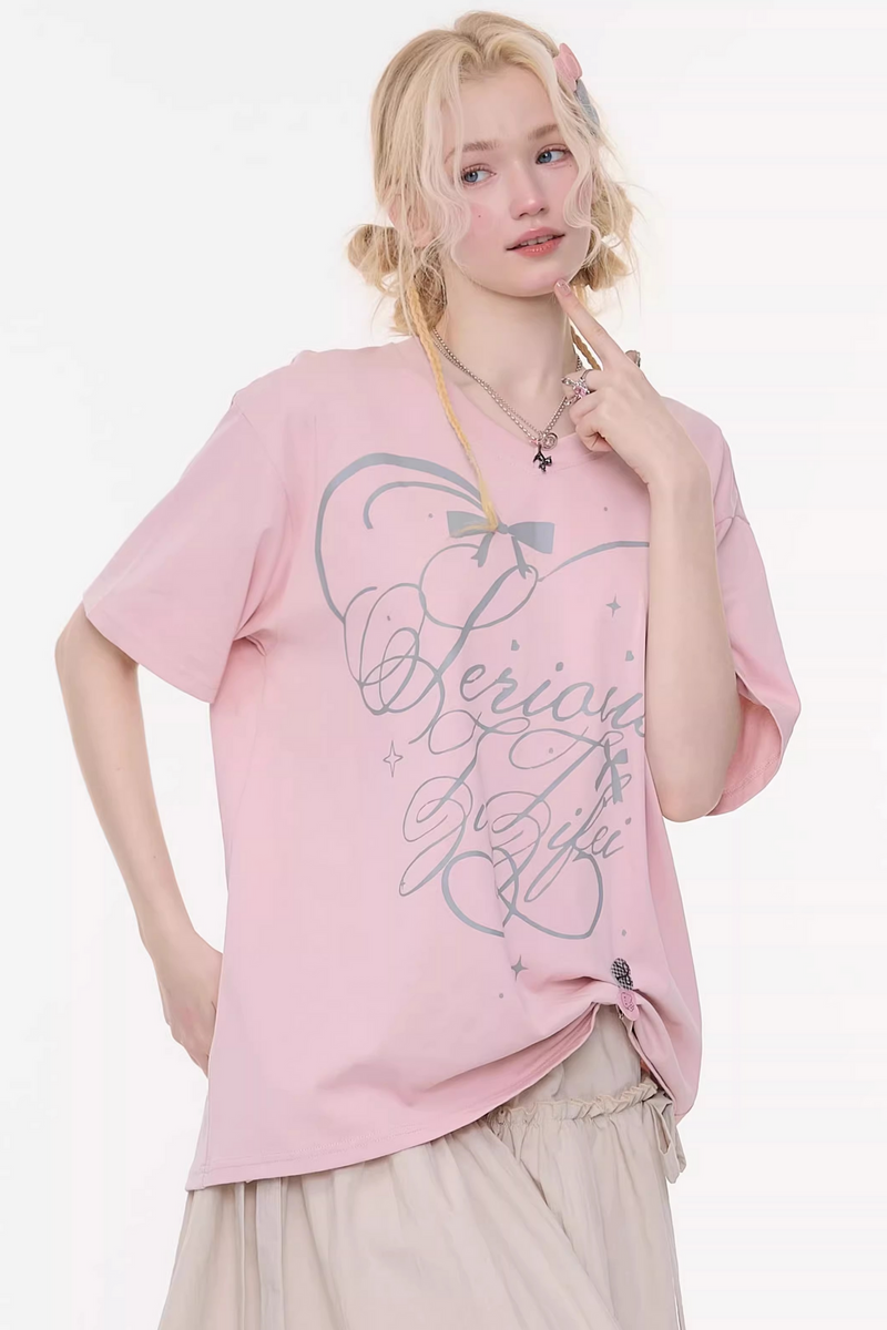 Star Falling V-neck Top
