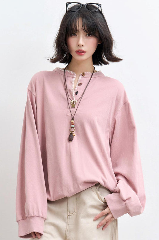 Loose Long Sleeve Top