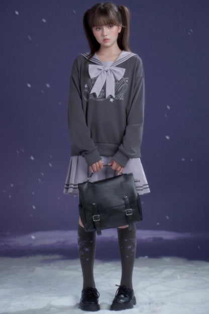 Sweet Lavender Purple Sailor Dress