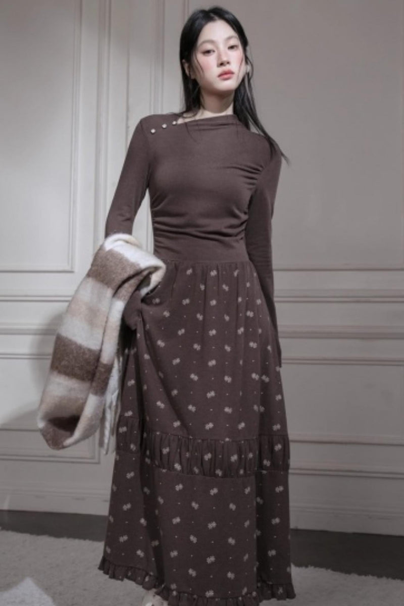 Snowflake Long Dress