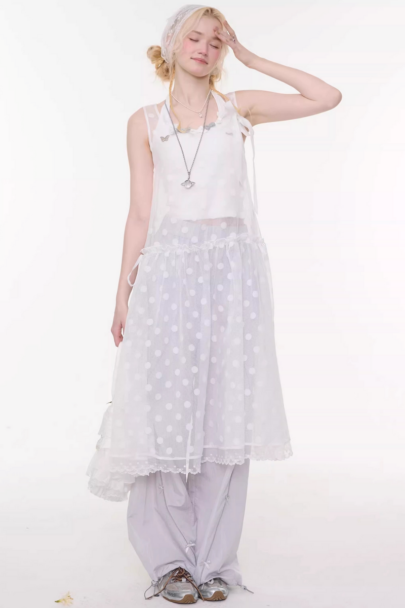 Sweet Sheer Dot Dress
