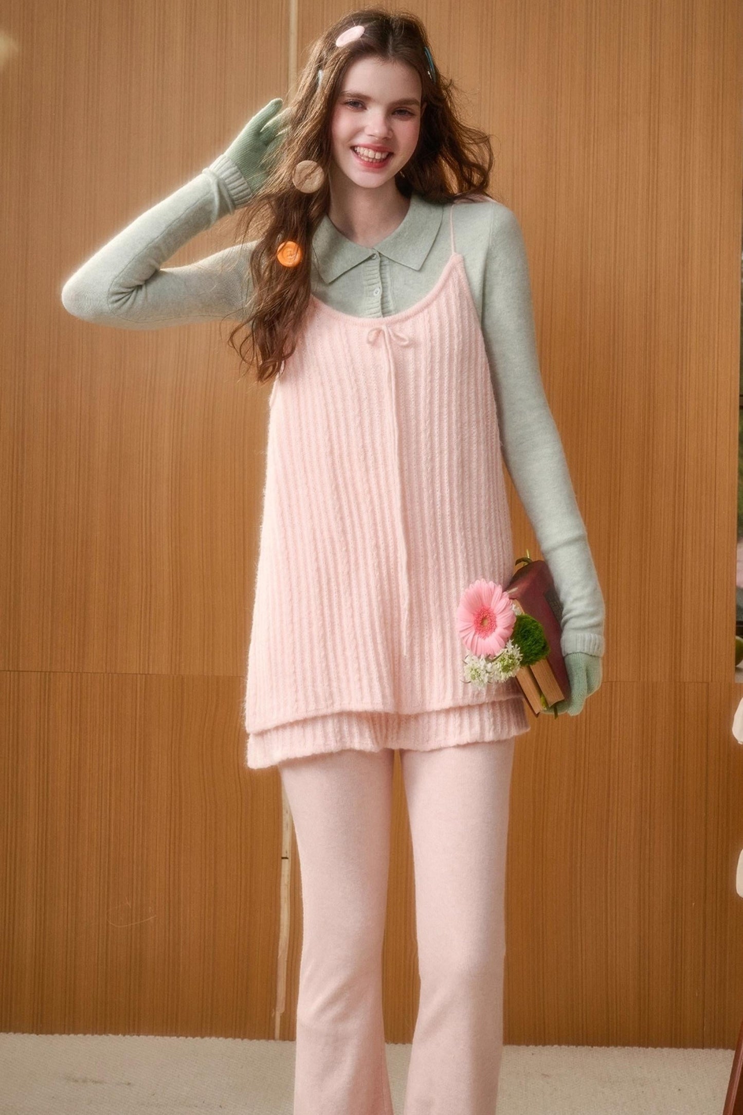 Retro Sweet Top + Slim Pants