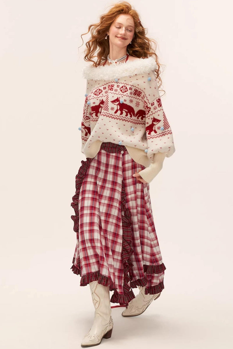Fair Isle Crew Neck Sweater