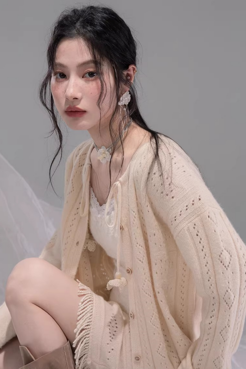 Crochet Cardigan + Skirt