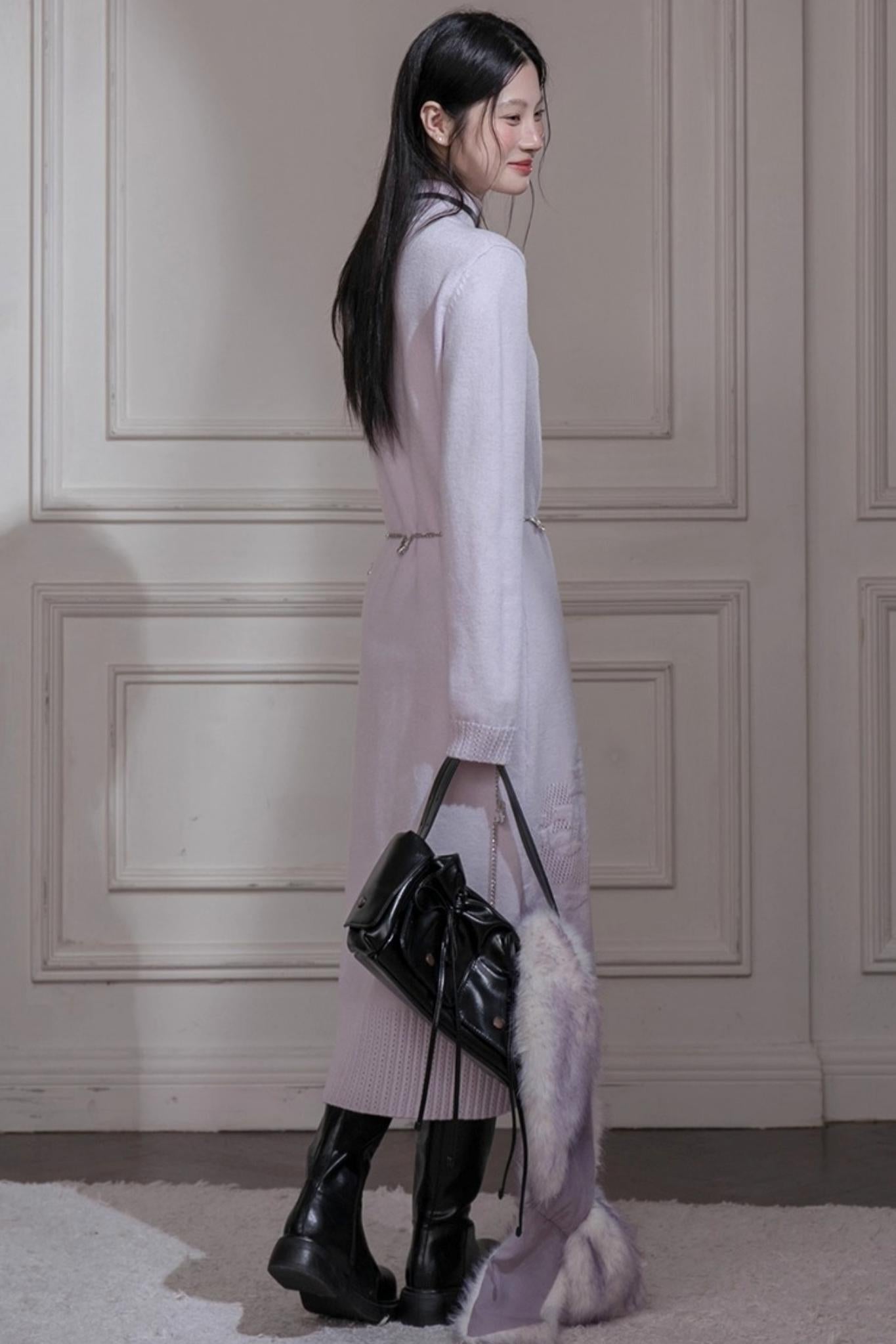 Turtleneck Knit Dress