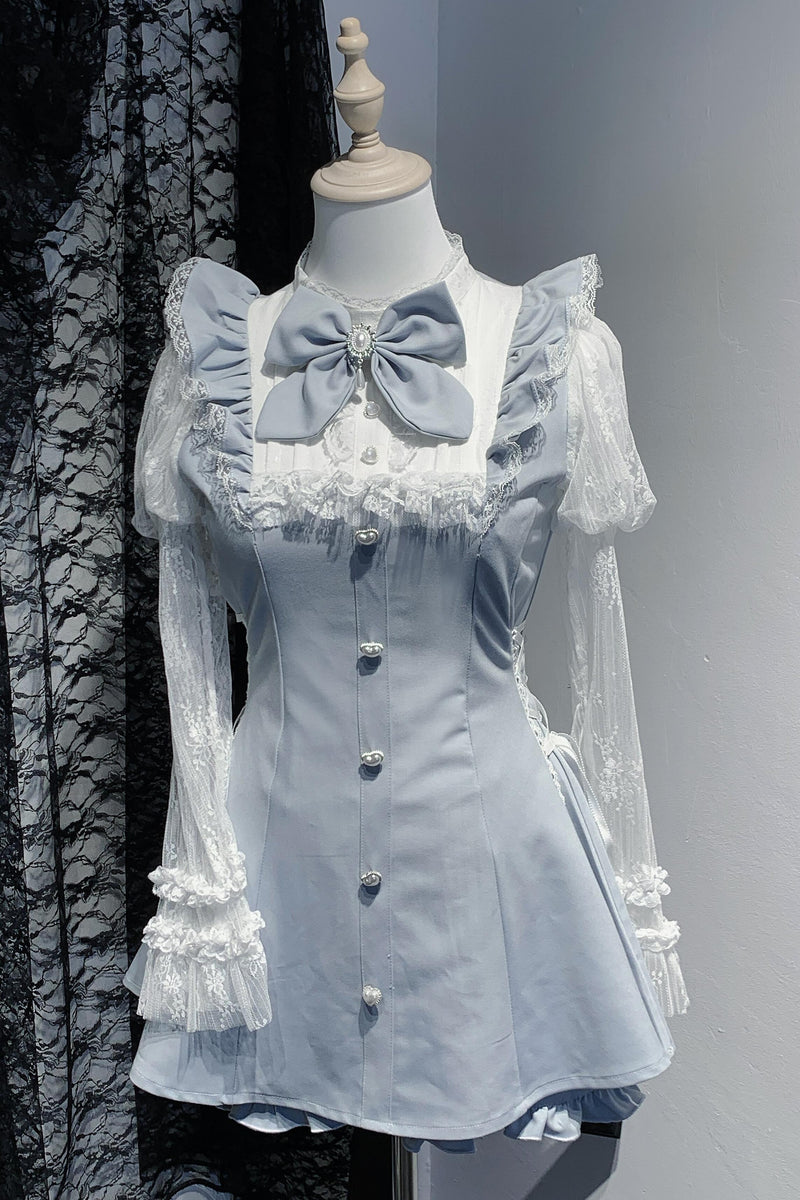 Subculture Dark Kawaii Lace Dress + Shorts