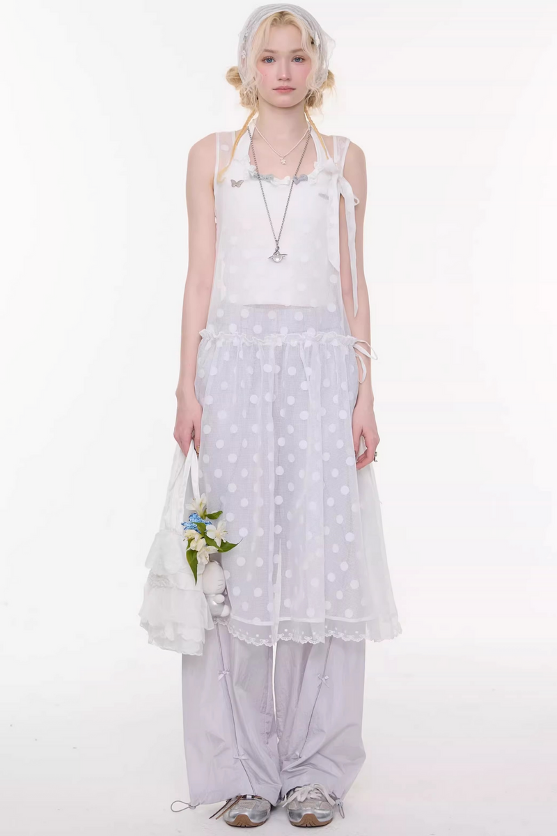 Sweet Sheer Dot Dress