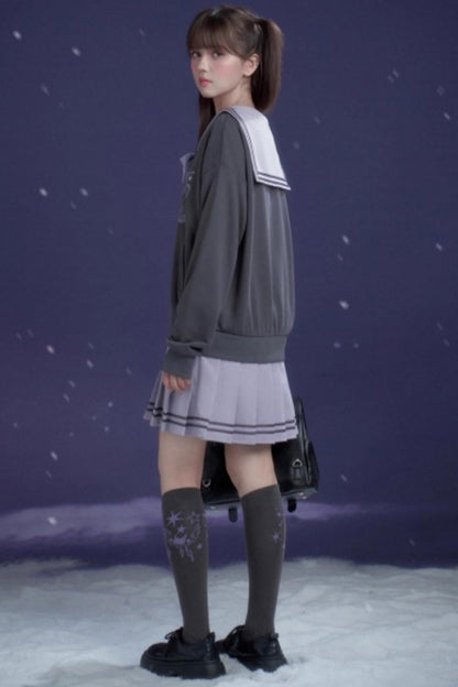 Sweet Lavender Purple Sailor Dress