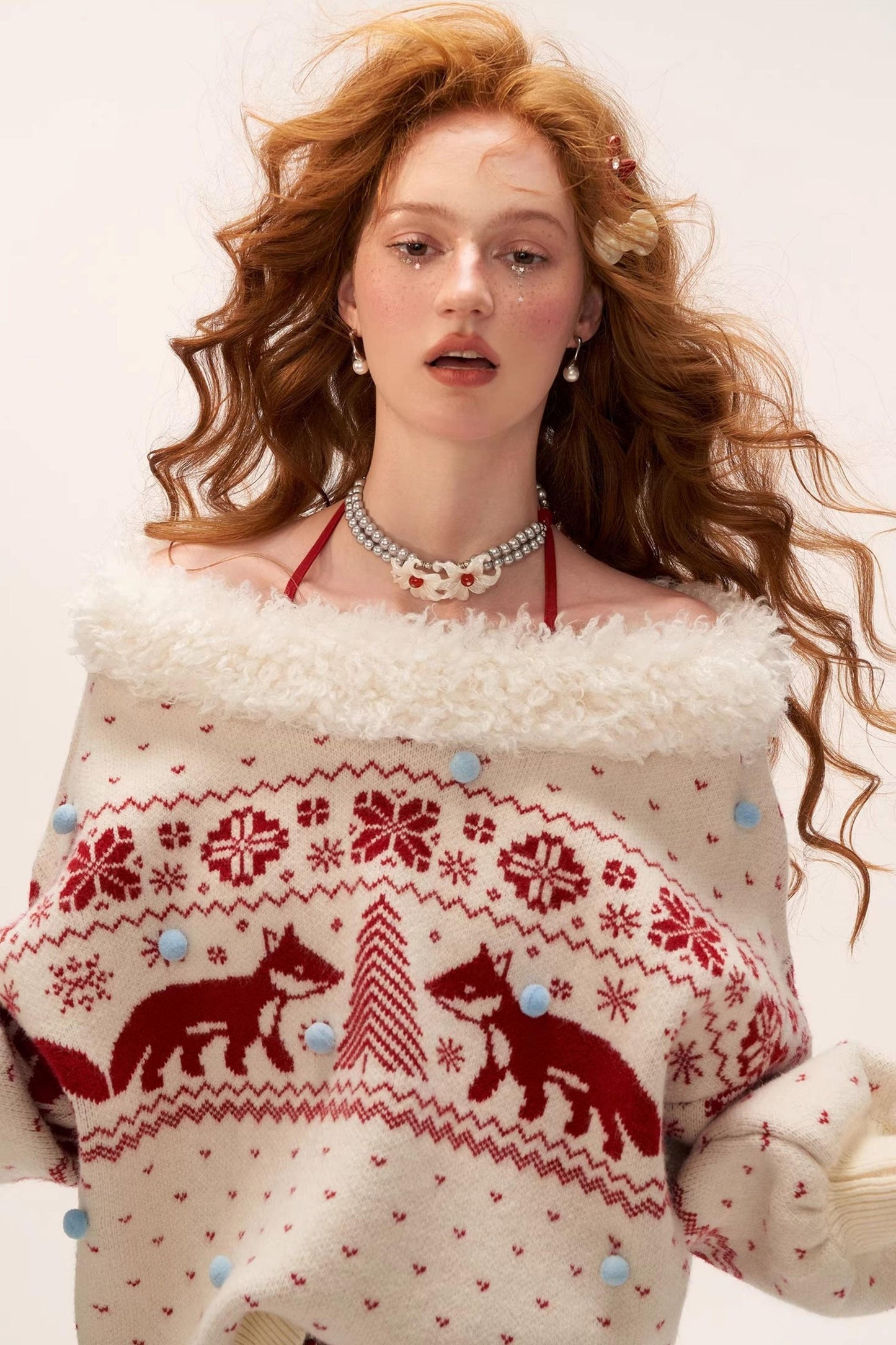 Fair Isle Crew Neck Sweater