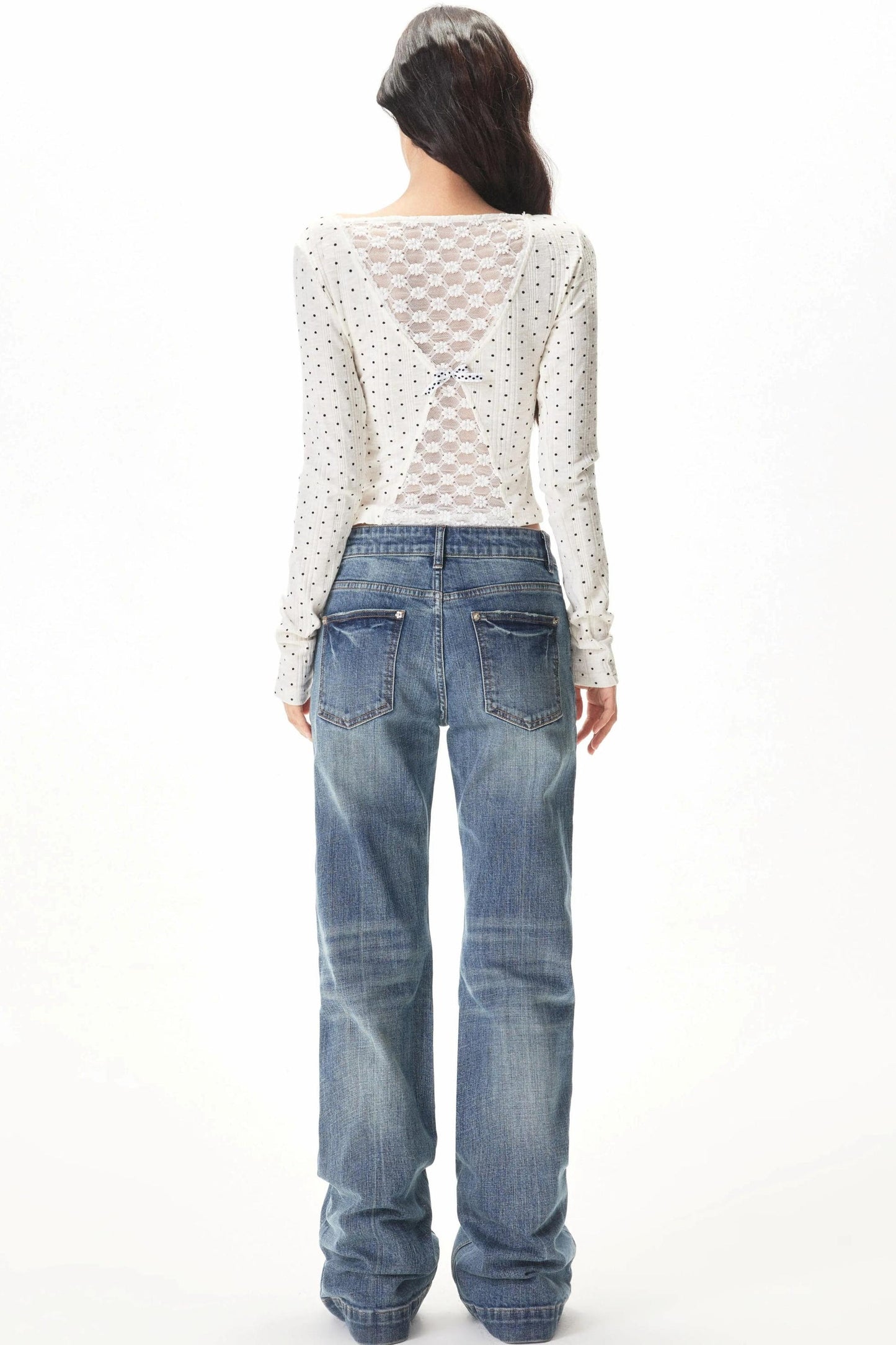 Vertical Striped Knit Top