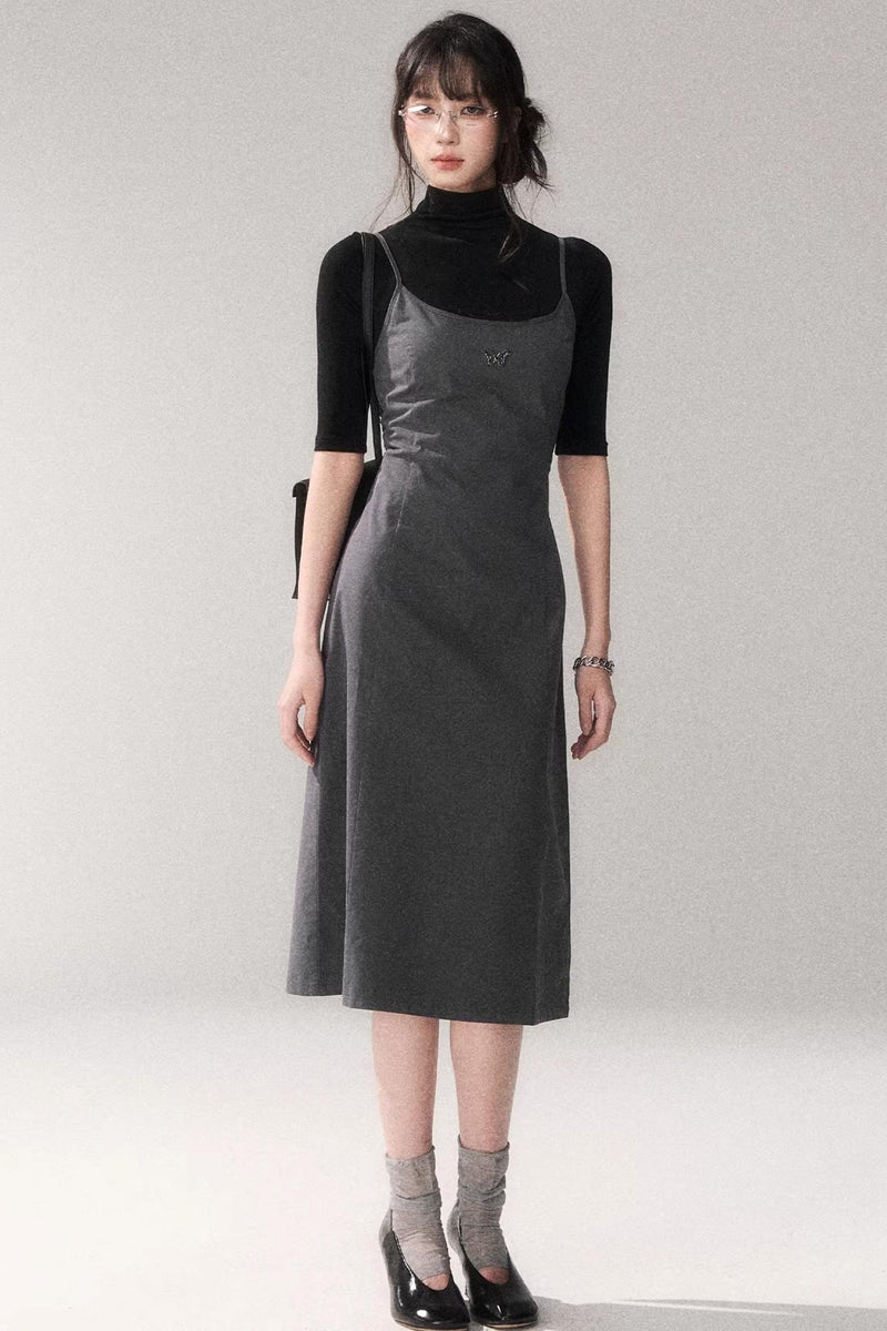 Retro Pure Cotton A-line Dress
