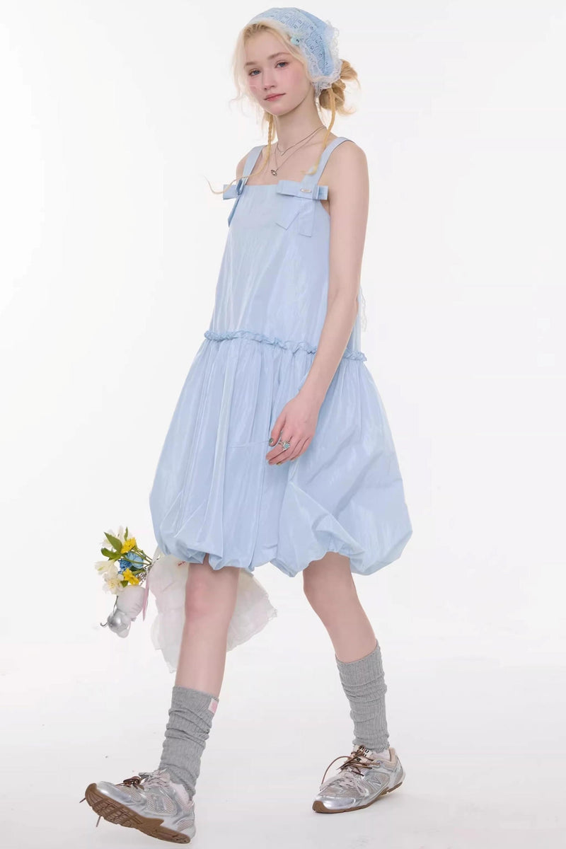 Ribbon Balloon Camisole Dress