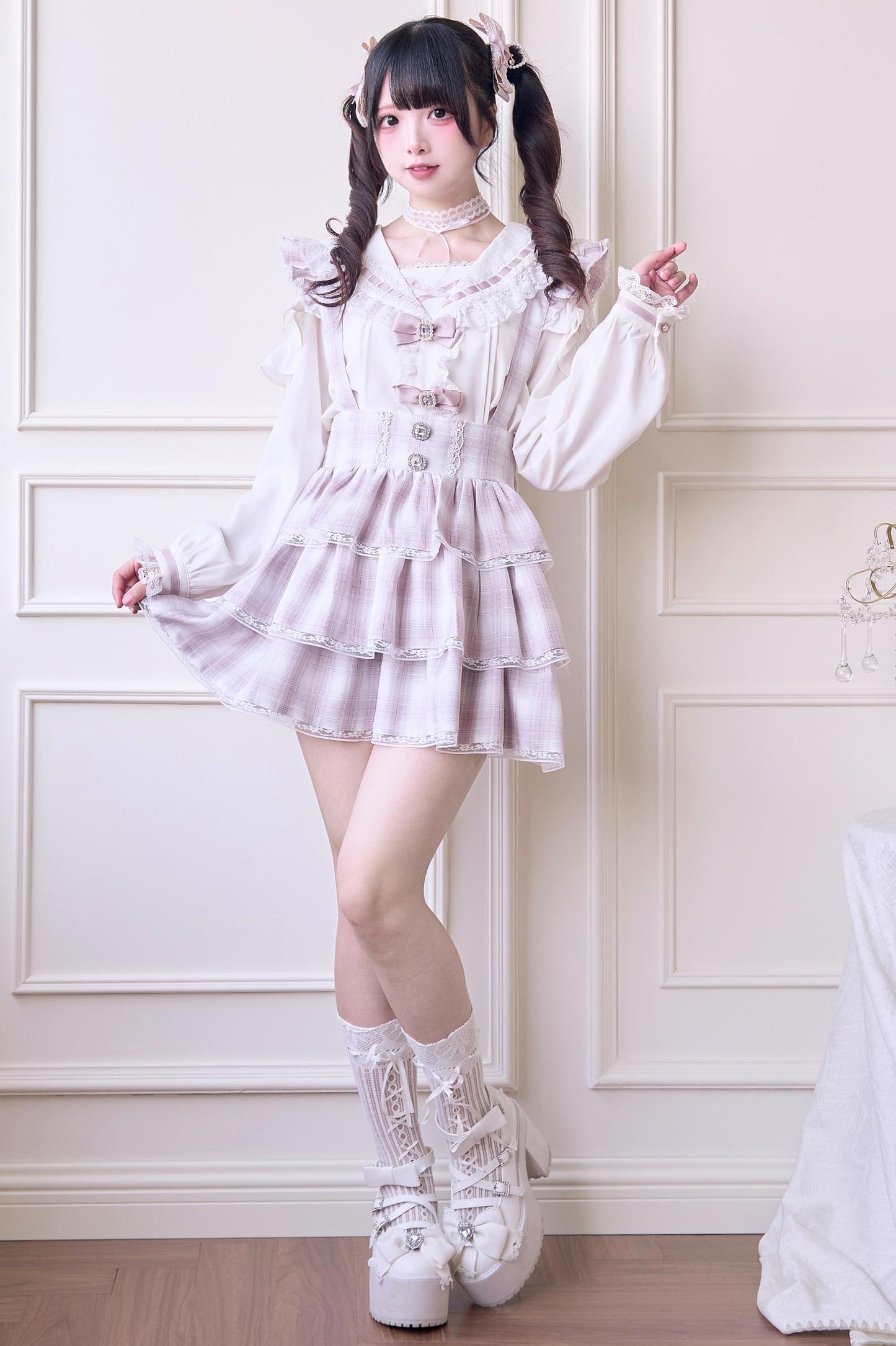 Subculture Jirai Bib Skirt Set