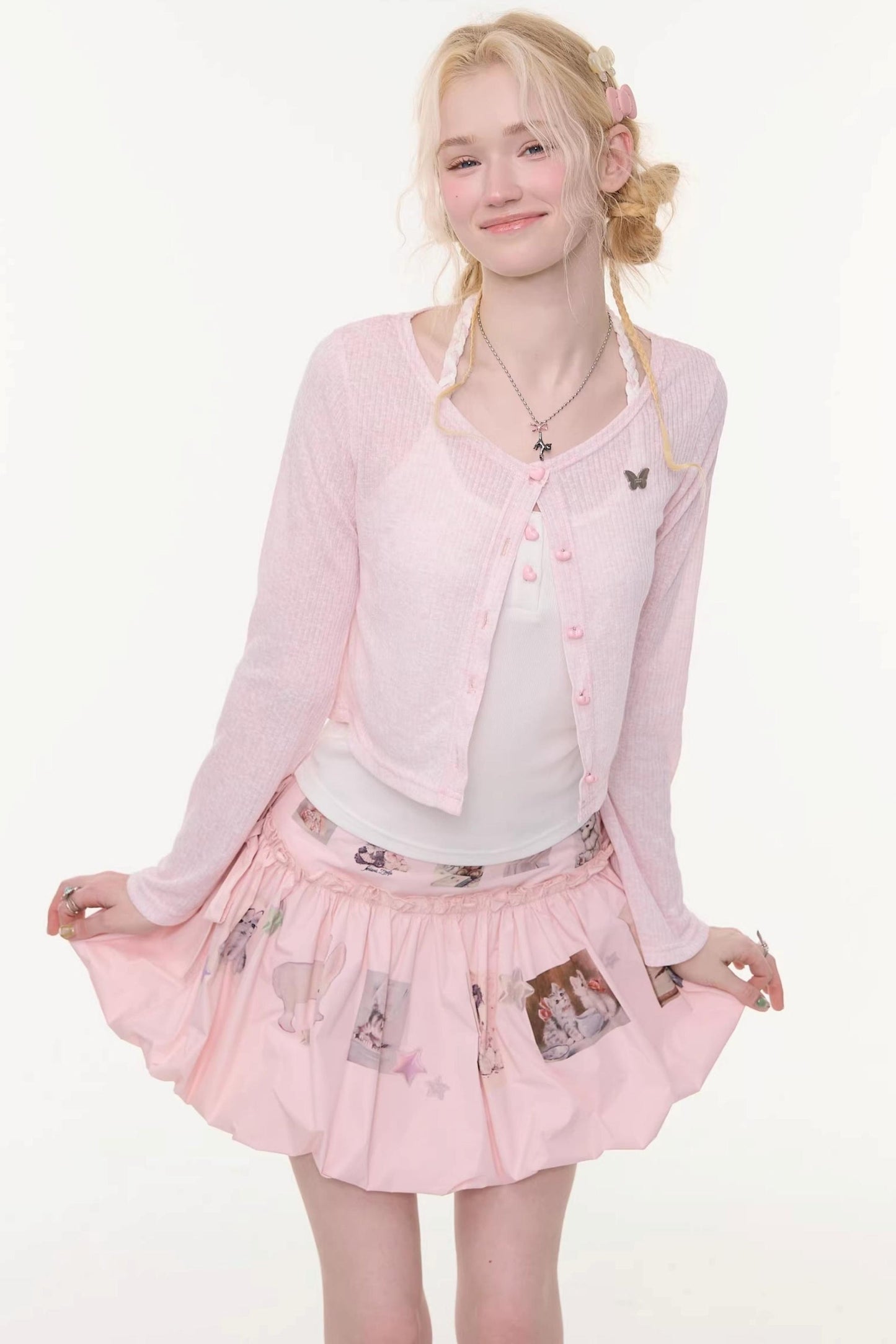Sweet Slim Knit Cardigan