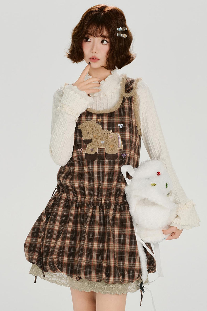Plaid Retro Design Dress