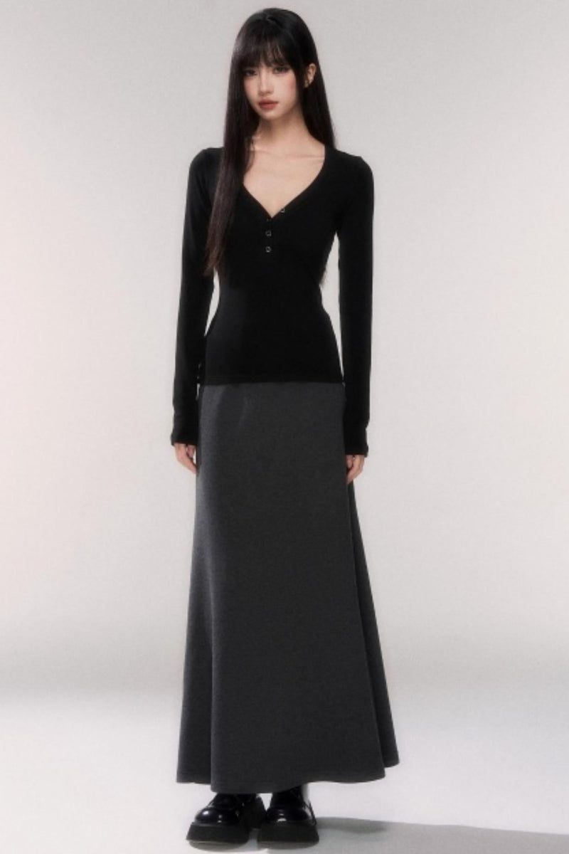 V-neck Tight Style Top