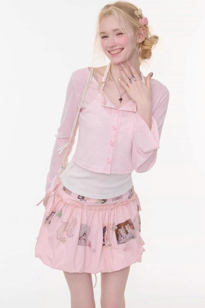 Sweet Slim Knit Cardigan