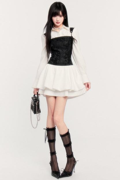 Moonlight Overture Pleated Dress
